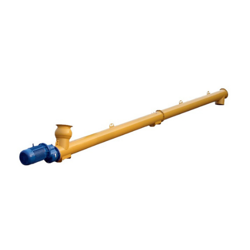 Cement screw conveyors and feeders for concrete batching plants