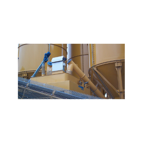 Hopper venting filter for efficient dust filtration