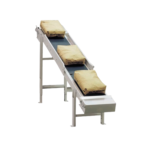 Belt conveyor for automatic bag splitters