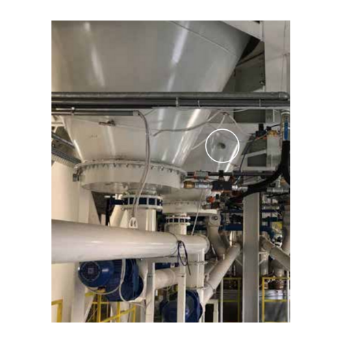 Continuous impact vibrators for bulk material removal