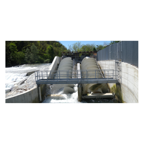 Hydrodynamic screws for waste water treatment