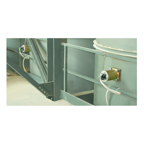 Air cannons for resolving bulk material flow issues