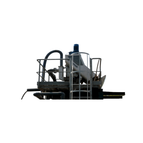 Screw press separator for slurries