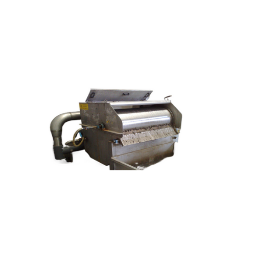 Externally fed drum screen for wastewater treatment