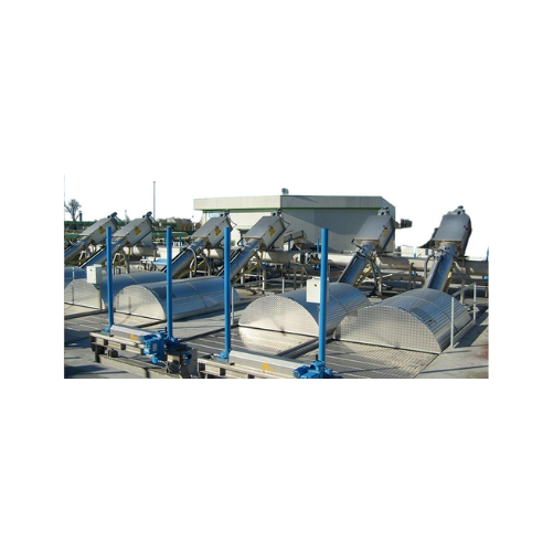 Fine drum screens for wastewater treatment