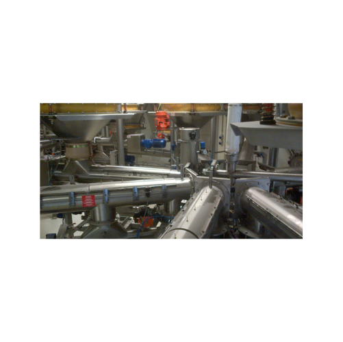 Stainless steel tubular screw conveyor for bulk solids handling