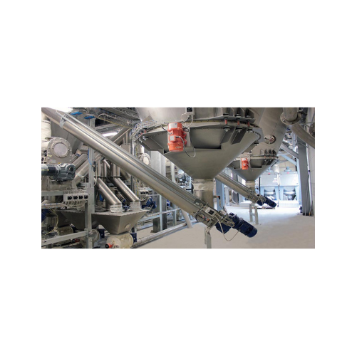 Food-grade stainless steel tubular screw conveyors