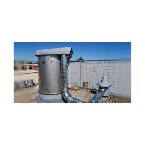 Low profile slide valve for controlling powder flow