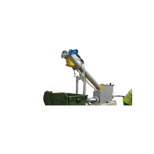 In-pipe screw screens for wastewater treatment