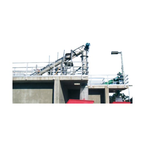 Screw screens for solids-liquid separation in waste water