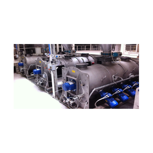 Batch-type single shaft mixer for industrial mixing