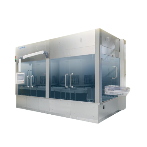 Combined visual and container closure integrity testing for vials