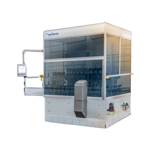 Leak testing system for aerosol cans