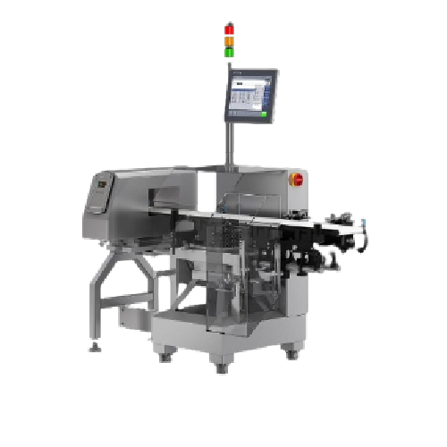 Checkweigher with integrated metal detection system