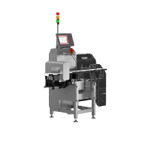 Checkweigher with integrated metal detector for food industry