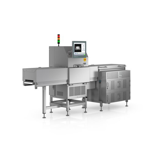 Integrated x-ray, checkweighing, and vision inspection unit