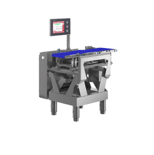 High-precision checkweigher for dough processing