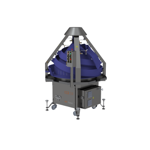 Adjustable conical dough rounder