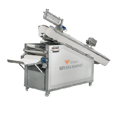 Round- and long-moulder for bakery dough production