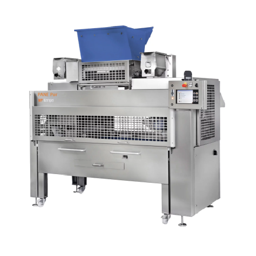 Dough strip line for artisan rolls and small breads