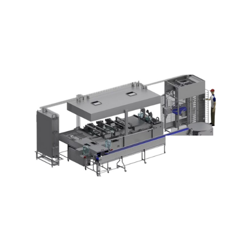 Industrial deep fryer for high-volume donuts