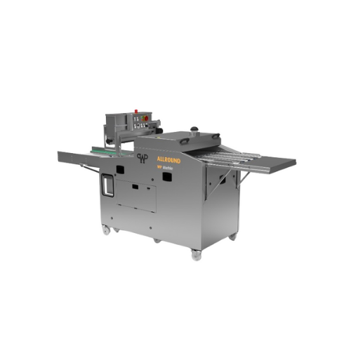 Industrial lye coating line for bakery products