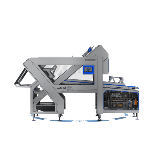 Compact slicer for small batch production
