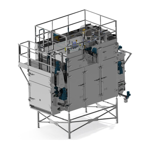 Light duty oven for snacks and light density foods