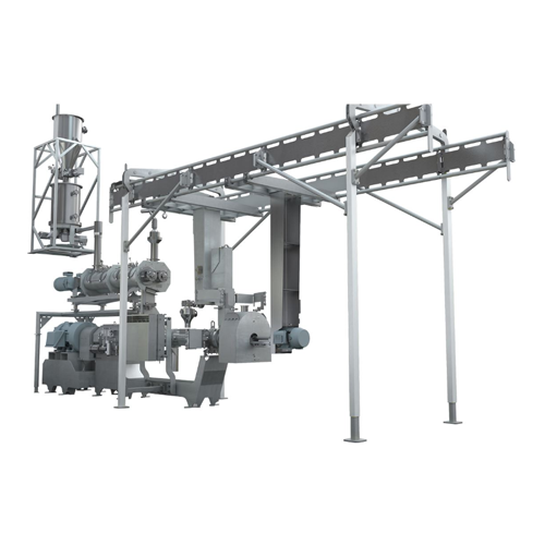 High-sme extruder for structured meat analogs