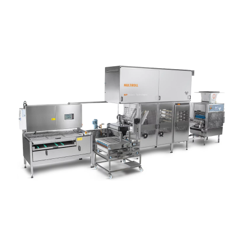 Modular roll baking system for small bakery items