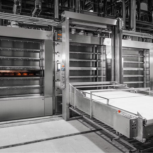 Semi-automatic loading system for production ovens