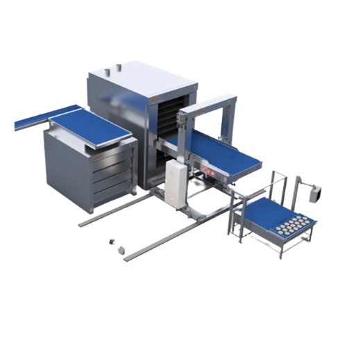 Industrial vacuum cooling system for bakeries