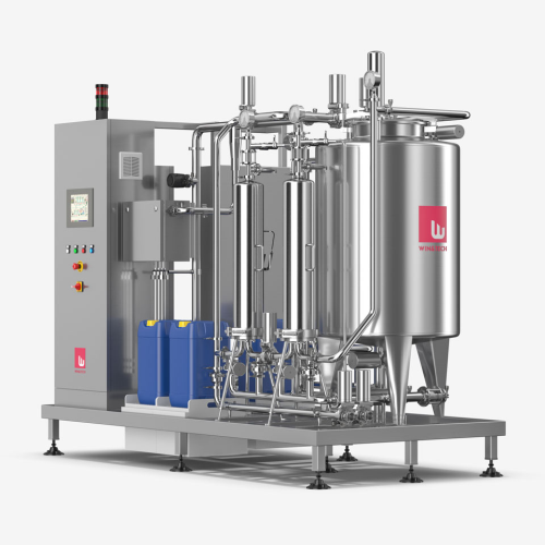 Cip system for bottling line sanitation