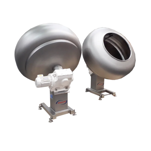 Industrial coating pans for sweets and confectionery