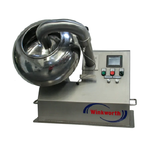 Industrial coating pan for food and pharmaceutical products