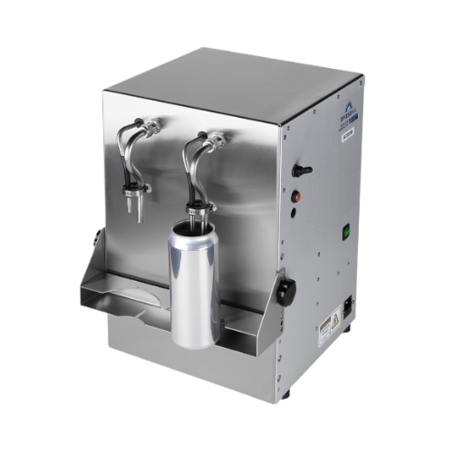 Carbonated beverage can filler for beer and kombucha