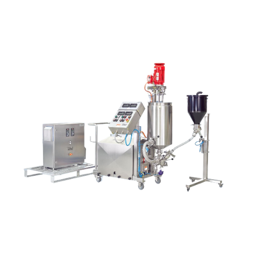 Laboratory disperser for powder induction and wetting