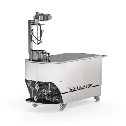 Inline disperser for lithium-ion electrode slurry mixing