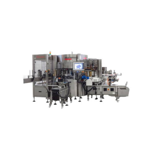 Cold-glue labeller for cylindrical or shaped containers