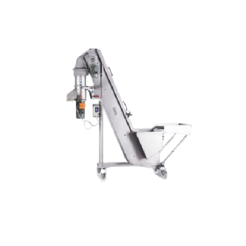 Industrial fruit elevator crusher