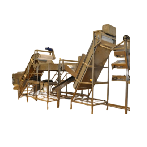 Fruit treatment lines for juice and pulp extraction