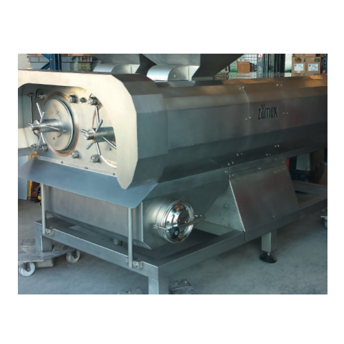 Industrial screw press for juice extraction