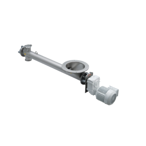 Dosing and conveying screw for dry bulk materials