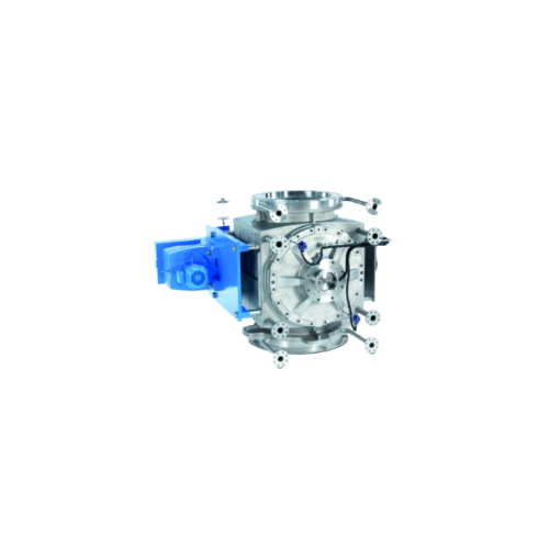 High-pressure rotary feeder for continuous powder handling