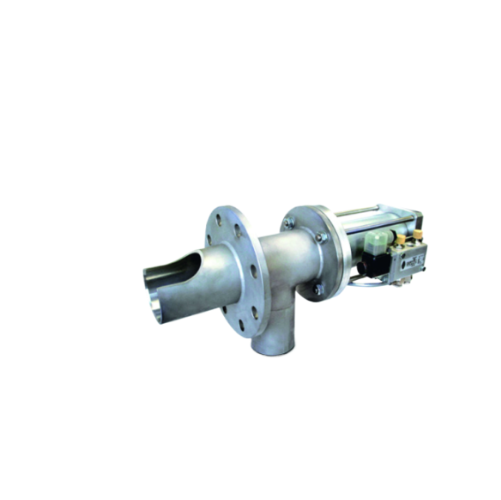 Sampler for powdered and granular bulk materials