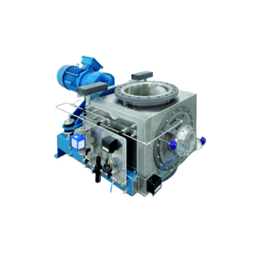 Industrial rotary feeder for powder and agglomerates
