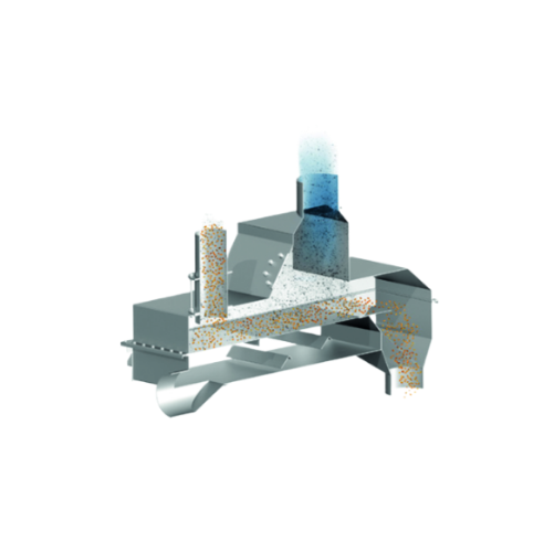 Vibratory pellet separator for dust and streamer removal