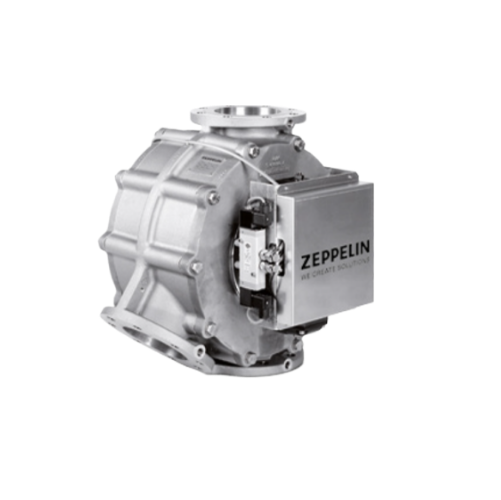 Pneumatic conveying diverter valve for abrasive bulk materials