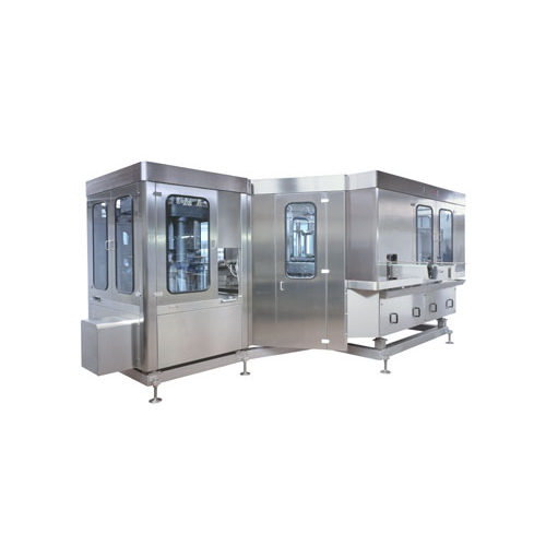 Filling and seaming groups for aluminium and tin plate cans