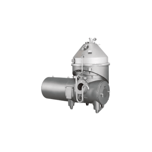 Nozzle separators for strained yoghurt production